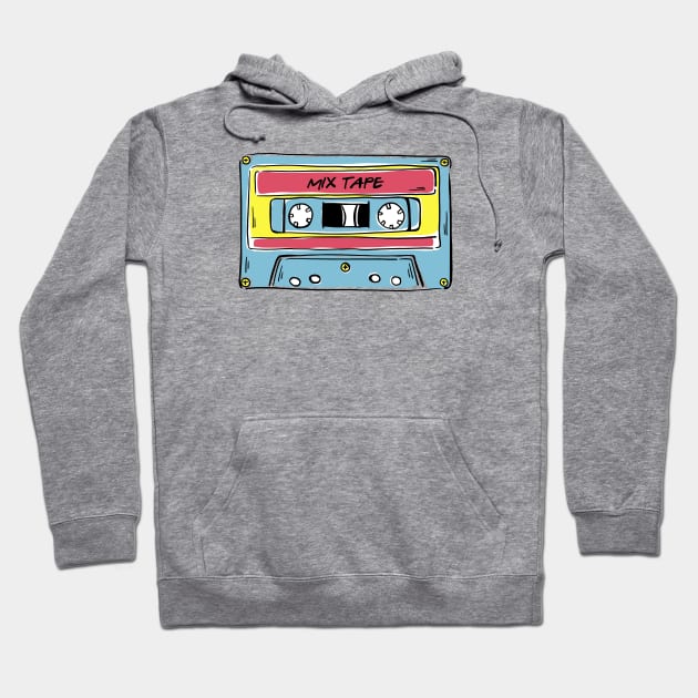 Mix Tape Hoodie by Josué Leal